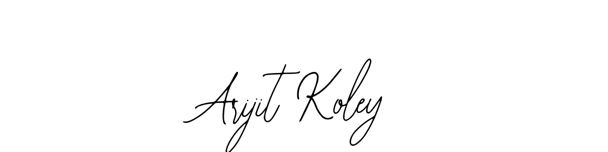 Make a beautiful signature design for name Arijit Koley. Use this online signature maker to create a handwritten signature for free. Arijit Koley signature style 12 images and pictures png