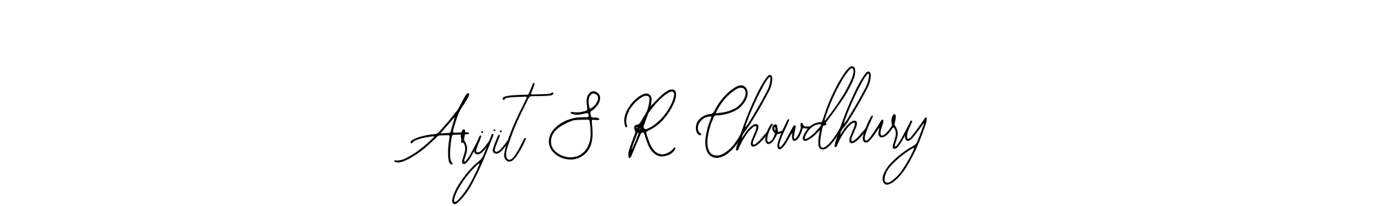 Make a beautiful signature design for name Arijit S R Chowdhury. With this signature (Bearetta-2O07w) style, you can create a handwritten signature for free. Arijit S R Chowdhury signature style 12 images and pictures png