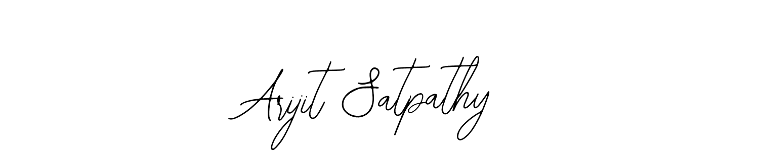 Also we have Arijit Satpathy name is the best signature style. Create professional handwritten signature collection using Bearetta-2O07w autograph style. Arijit Satpathy signature style 12 images and pictures png