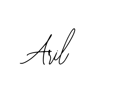 You should practise on your own different ways (Bearetta-2O07w) to write your name (Aril) in signature. don't let someone else do it for you. Aril signature style 12 images and pictures png