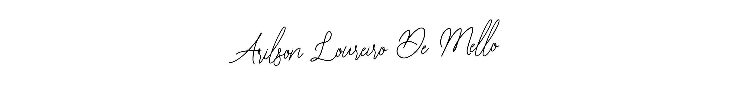 Make a beautiful signature design for name Arilson Loureiro De Mello. Use this online signature maker to create a handwritten signature for free. Arilson Loureiro De Mello signature style 12 images and pictures png