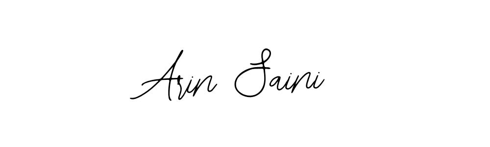This is the best signature style for the Arin Saini name. Also you like these signature font (Bearetta-2O07w). Mix name signature. Arin Saini signature style 12 images and pictures png