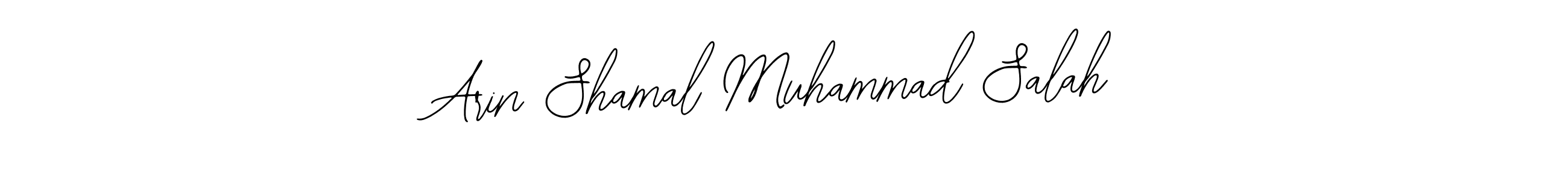 Bearetta-2O07w is a professional signature style that is perfect for those who want to add a touch of class to their signature. It is also a great choice for those who want to make their signature more unique. Get Arin Shamal Muhammad Salah name to fancy signature for free. Arin Shamal Muhammad Salah signature style 12 images and pictures png