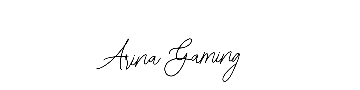 Also we have Arina Gaming name is the best signature style. Create professional handwritten signature collection using Bearetta-2O07w autograph style. Arina Gaming signature style 12 images and pictures png