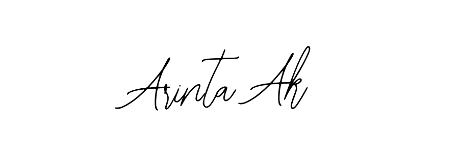 if you are searching for the best signature style for your name Arinta Ak. so please give up your signature search. here we have designed multiple signature styles  using Bearetta-2O07w. Arinta Ak signature style 12 images and pictures png