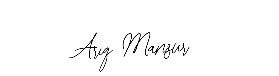 if you are searching for the best signature style for your name Ariq Mansur. so please give up your signature search. here we have designed multiple signature styles  using Bearetta-2O07w. Ariq Mansur signature style 12 images and pictures png