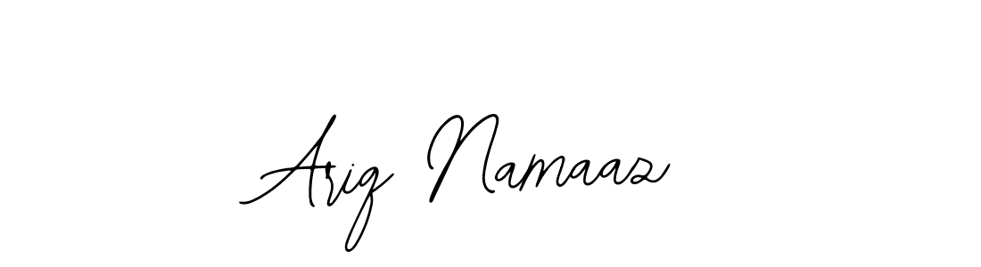 if you are searching for the best signature style for your name Ariq Namaaz. so please give up your signature search. here we have designed multiple signature styles  using Bearetta-2O07w. Ariq Namaaz signature style 12 images and pictures png