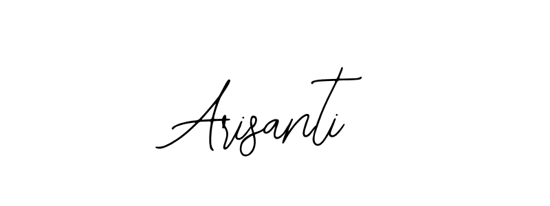 How to make Arisanti name signature. Use Bearetta-2O07w style for creating short signs online. This is the latest handwritten sign. Arisanti signature style 12 images and pictures png