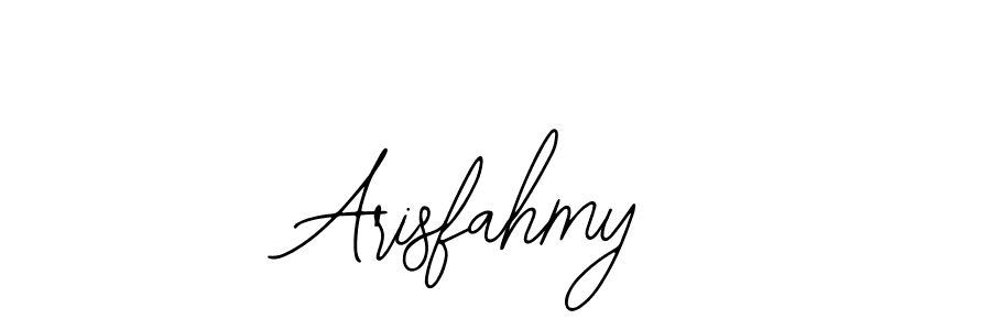 How to make Arisfahmy name signature. Use Bearetta-2O07w style for creating short signs online. This is the latest handwritten sign. Arisfahmy signature style 12 images and pictures png