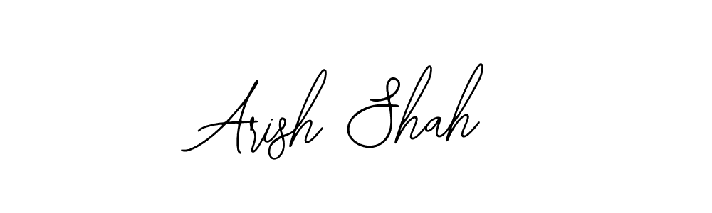 How to Draw Arish Shah signature style? Bearetta-2O07w is a latest design signature styles for name Arish Shah. Arish Shah signature style 12 images and pictures png
