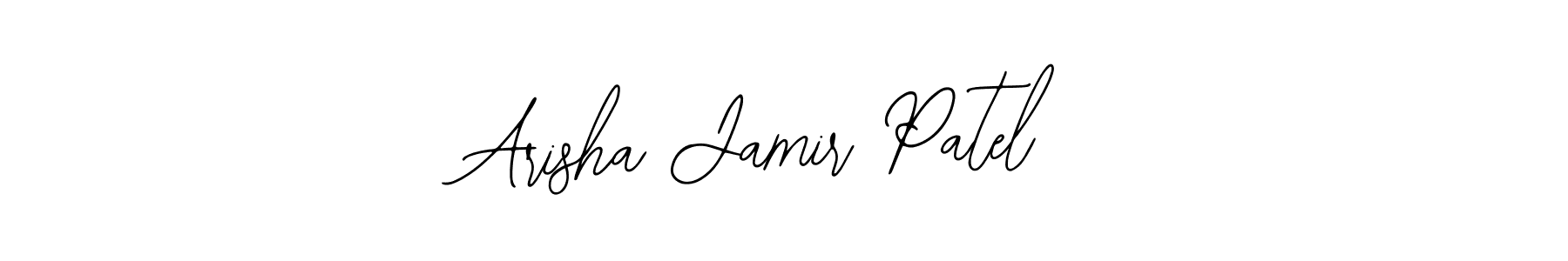 This is the best signature style for the Arisha Jamir Patel name. Also you like these signature font (Bearetta-2O07w). Mix name signature. Arisha Jamir Patel signature style 12 images and pictures png