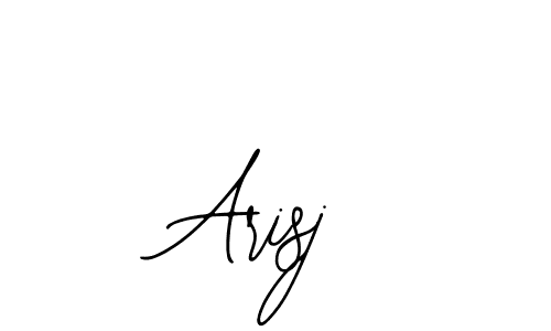 Bearetta-2O07w is a professional signature style that is perfect for those who want to add a touch of class to their signature. It is also a great choice for those who want to make their signature more unique. Get Arisj name to fancy signature for free. Arisj signature style 12 images and pictures png