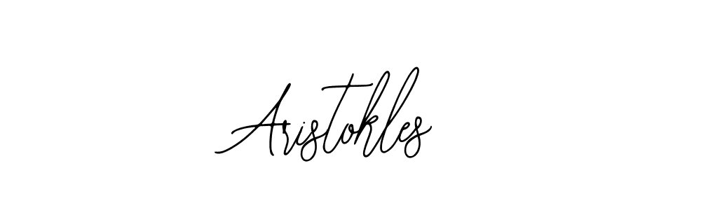 Make a beautiful signature design for name Aristokles. With this signature (Bearetta-2O07w) style, you can create a handwritten signature for free. Aristokles signature style 12 images and pictures png