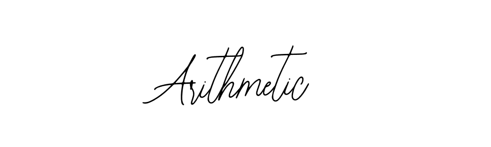 You should practise on your own different ways (Bearetta-2O07w) to write your name (Arithmetic) in signature. don't let someone else do it for you. Arithmetic signature style 12 images and pictures png