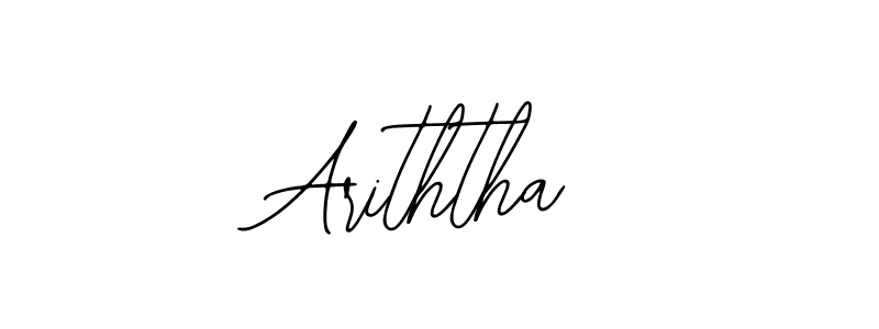 if you are searching for the best signature style for your name Ariththa. so please give up your signature search. here we have designed multiple signature styles  using Bearetta-2O07w. Ariththa signature style 12 images and pictures png