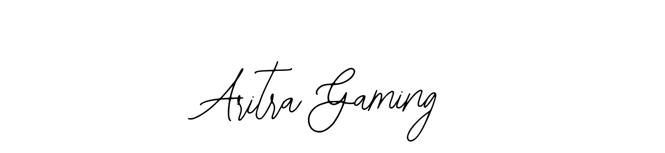 How to make Aritra Gaming signature? Bearetta-2O07w is a professional autograph style. Create handwritten signature for Aritra Gaming name. Aritra Gaming signature style 12 images and pictures png