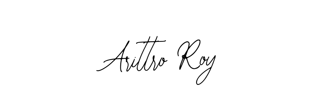 Use a signature maker to create a handwritten signature online. With this signature software, you can design (Bearetta-2O07w) your own signature for name Arittro Roy. Arittro Roy signature style 12 images and pictures png