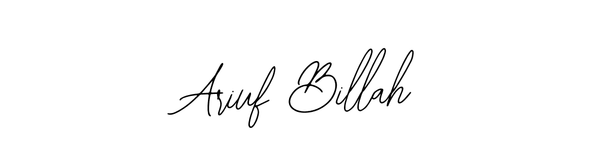 How to Draw Ariuf Billah signature style? Bearetta-2O07w is a latest design signature styles for name Ariuf Billah. Ariuf Billah signature style 12 images and pictures png
