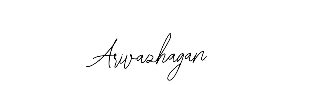 How to make Arivazhagan name signature. Use Bearetta-2O07w style for creating short signs online. This is the latest handwritten sign. Arivazhagan signature style 12 images and pictures png