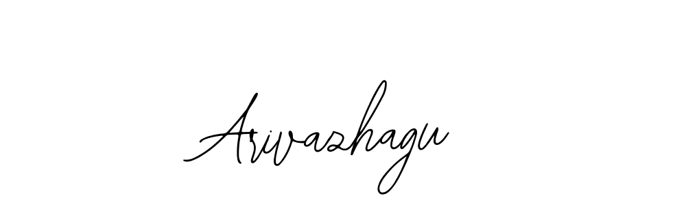 How to make Arivazhagu name signature. Use Bearetta-2O07w style for creating short signs online. This is the latest handwritten sign. Arivazhagu signature style 12 images and pictures png