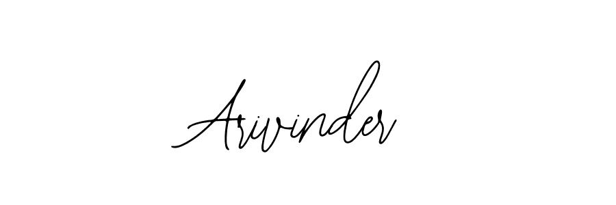 Make a beautiful signature design for name Arivinder. Use this online signature maker to create a handwritten signature for free. Arivinder signature style 12 images and pictures png