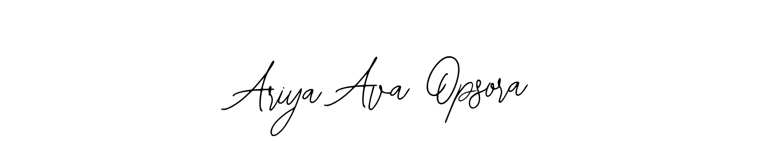 Make a short Ariya Ava Opsora signature style. Manage your documents anywhere anytime using Bearetta-2O07w. Create and add eSignatures, submit forms, share and send files easily. Ariya Ava Opsora signature style 12 images and pictures png