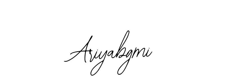 Use a signature maker to create a handwritten signature online. With this signature software, you can design (Bearetta-2O07w) your own signature for name Ariyabgmi. Ariyabgmi signature style 12 images and pictures png