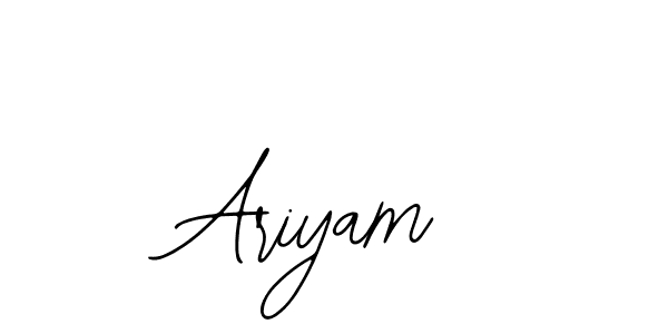 Use a signature maker to create a handwritten signature online. With this signature software, you can design (Bearetta-2O07w) your own signature for name Ariyam. Ariyam signature style 12 images and pictures png