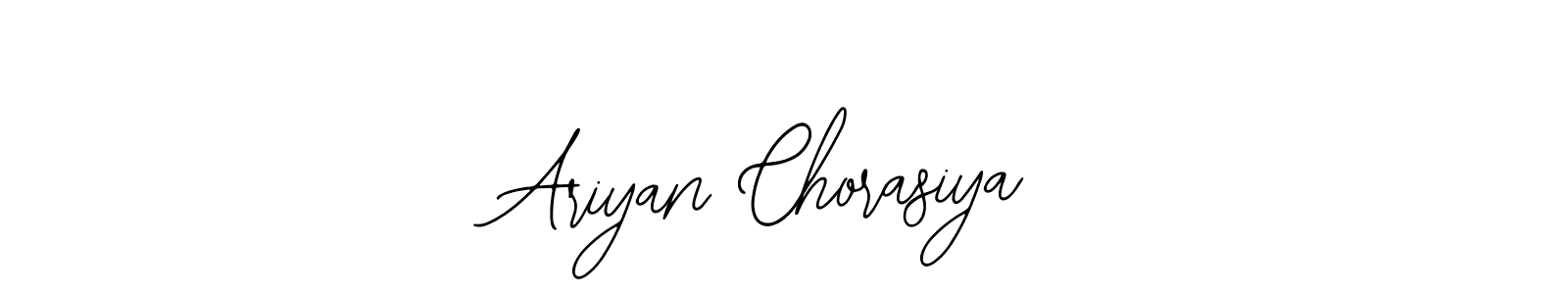 Use a signature maker to create a handwritten signature online. With this signature software, you can design (Bearetta-2O07w) your own signature for name Ariyan Chorasiya. Ariyan Chorasiya signature style 12 images and pictures png