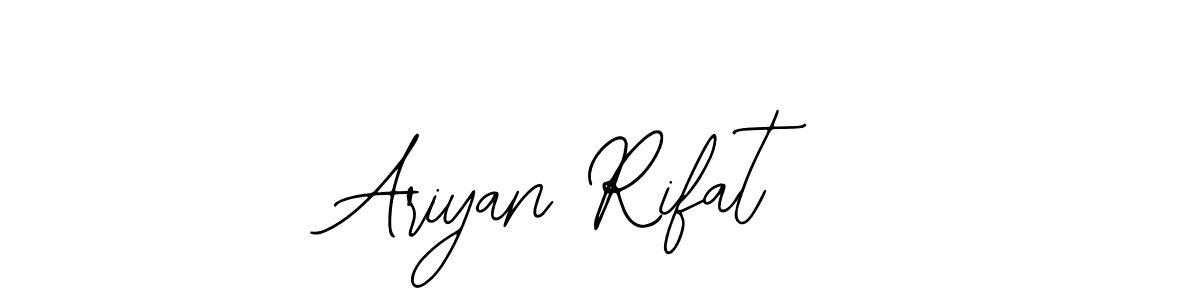 Create a beautiful signature design for name Ariyan Rifat. With this signature (Bearetta-2O07w) fonts, you can make a handwritten signature for free. Ariyan Rifat signature style 12 images and pictures png