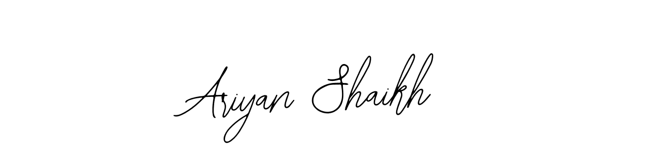 Make a beautiful signature design for name Ariyan Shaikh. With this signature (Bearetta-2O07w) style, you can create a handwritten signature for free. Ariyan Shaikh signature style 12 images and pictures png