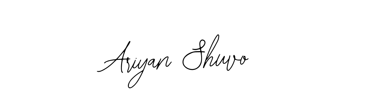 How to make Ariyan Shuvo signature? Bearetta-2O07w is a professional autograph style. Create handwritten signature for Ariyan Shuvo name. Ariyan Shuvo signature style 12 images and pictures png