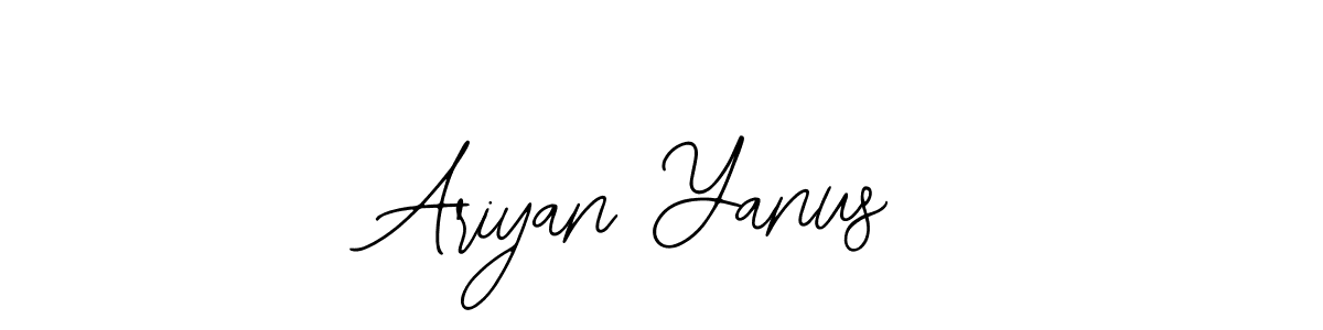 Create a beautiful signature design for name Ariyan Yanus. With this signature (Bearetta-2O07w) fonts, you can make a handwritten signature for free. Ariyan Yanus signature style 12 images and pictures png
