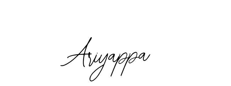 Similarly Bearetta-2O07w is the best handwritten signature design. Signature creator online .You can use it as an online autograph creator for name Ariyappa. Ariyappa signature style 12 images and pictures png