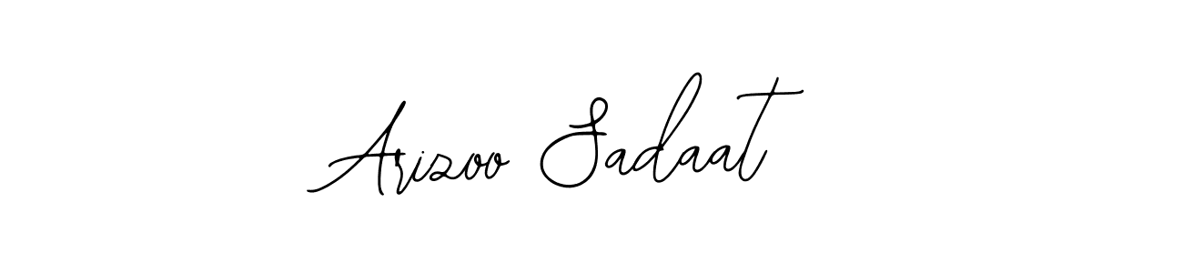 You should practise on your own different ways (Bearetta-2O07w) to write your name (Arizoo Sadaat) in signature. don't let someone else do it for you. Arizoo Sadaat signature style 12 images and pictures png