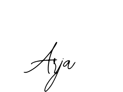 You should practise on your own different ways (Bearetta-2O07w) to write your name (Arja) in signature. don't let someone else do it for you. Arja signature style 12 images and pictures png