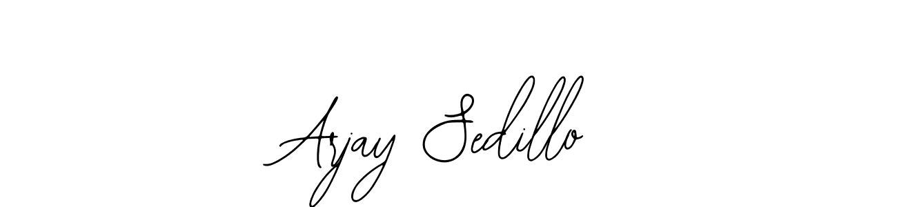 Make a beautiful signature design for name Arjay Sedillo. Use this online signature maker to create a handwritten signature for free. Arjay Sedillo signature style 12 images and pictures png