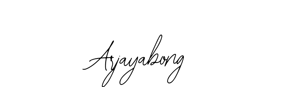 Bearetta-2O07w is a professional signature style that is perfect for those who want to add a touch of class to their signature. It is also a great choice for those who want to make their signature more unique. Get Arjayabong name to fancy signature for free. Arjayabong signature style 12 images and pictures png