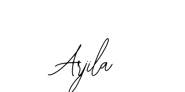 It looks lik you need a new signature style for name Arjila. Design unique handwritten (Bearetta-2O07w) signature with our free signature maker in just a few clicks. Arjila signature style 12 images and pictures png