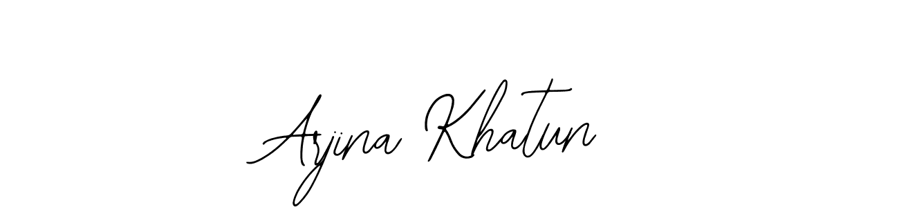 Also You can easily find your signature by using the search form. We will create Arjina Khatun name handwritten signature images for you free of cost using Bearetta-2O07w sign style. Arjina Khatun signature style 12 images and pictures png