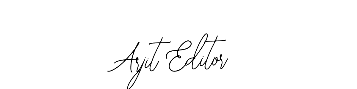 Use a signature maker to create a handwritten signature online. With this signature software, you can design (Bearetta-2O07w) your own signature for name Arjit Editor. Arjit Editor signature style 12 images and pictures png