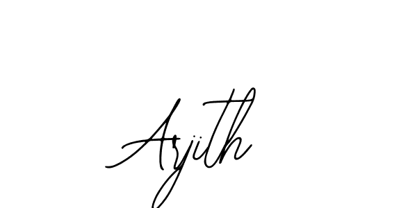 Design your own signature with our free online signature maker. With this signature software, you can create a handwritten (Bearetta-2O07w) signature for name Arjith. Arjith signature style 12 images and pictures png