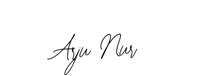 How to Draw Arju Nur signature style? Bearetta-2O07w is a latest design signature styles for name Arju Nur. Arju Nur signature style 12 images and pictures png