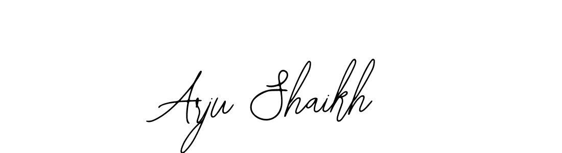 Similarly Bearetta-2O07w is the best handwritten signature design. Signature creator online .You can use it as an online autograph creator for name Arju Shaikh. Arju Shaikh signature style 12 images and pictures png