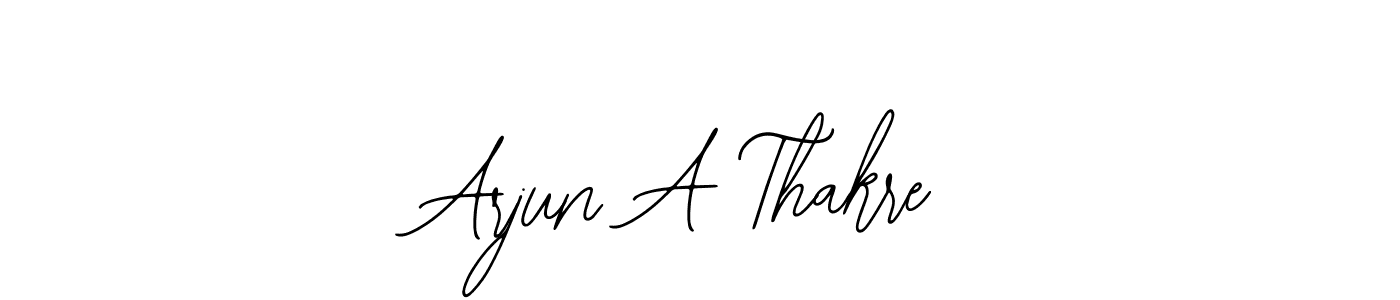 Bearetta-2O07w is a professional signature style that is perfect for those who want to add a touch of class to their signature. It is also a great choice for those who want to make their signature more unique. Get Arjun A Thakre name to fancy signature for free. Arjun A Thakre signature style 12 images and pictures png