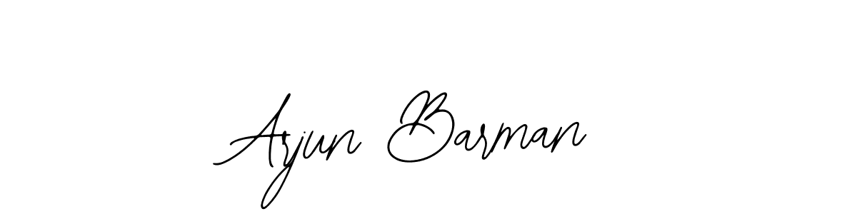 Use a signature maker to create a handwritten signature online. With this signature software, you can design (Bearetta-2O07w) your own signature for name Arjun Barman. Arjun Barman signature style 12 images and pictures png