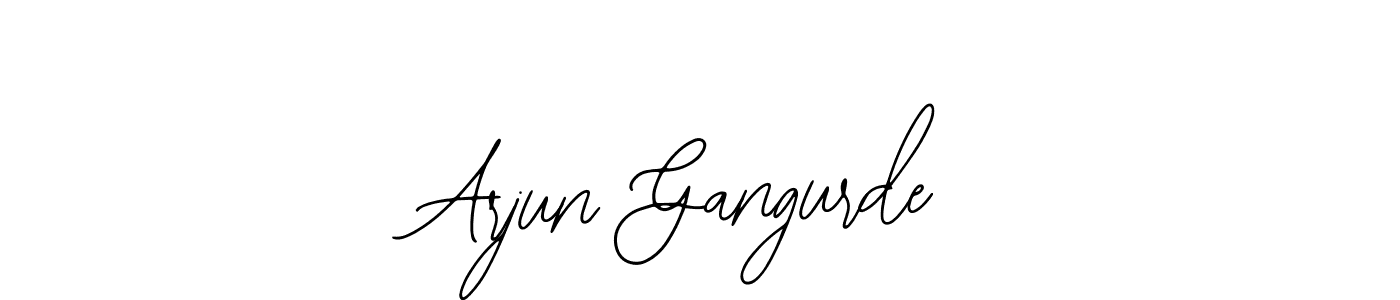Use a signature maker to create a handwritten signature online. With this signature software, you can design (Bearetta-2O07w) your own signature for name Arjun Gangurde. Arjun Gangurde signature style 12 images and pictures png