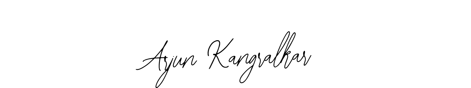 Similarly Bearetta-2O07w is the best handwritten signature design. Signature creator online .You can use it as an online autograph creator for name Arjun Kangralkar. Arjun Kangralkar signature style 12 images and pictures png