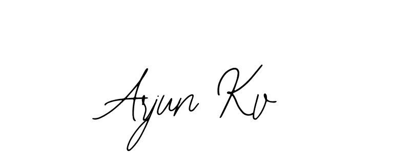 Design your own signature with our free online signature maker. With this signature software, you can create a handwritten (Bearetta-2O07w) signature for name Arjun Kv. Arjun Kv signature style 12 images and pictures png