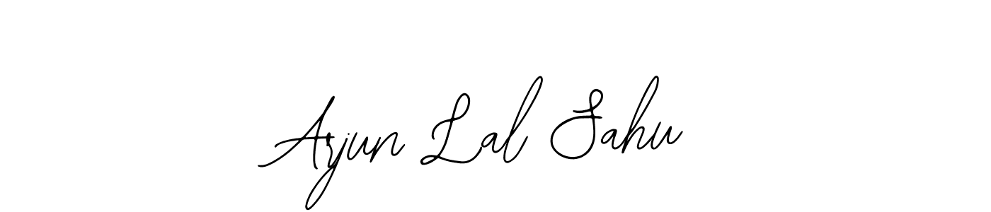 You should practise on your own different ways (Bearetta-2O07w) to write your name (Arjun Lal Sahu) in signature. don't let someone else do it for you. Arjun Lal Sahu signature style 12 images and pictures png